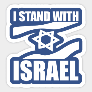 I Stand With Israel Sticker